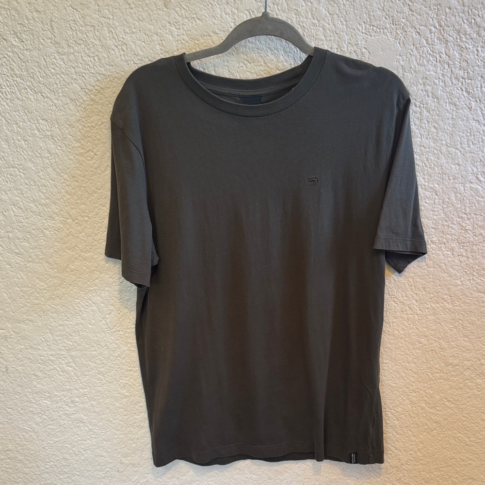 Scotch & Soda Short Sleeve Crew Tee in Dark Olive Green